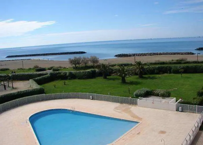 아파트 Rivages De Rochelongue Joli T2 Piscine Vue Rochelongue Cap D'agde 아그
